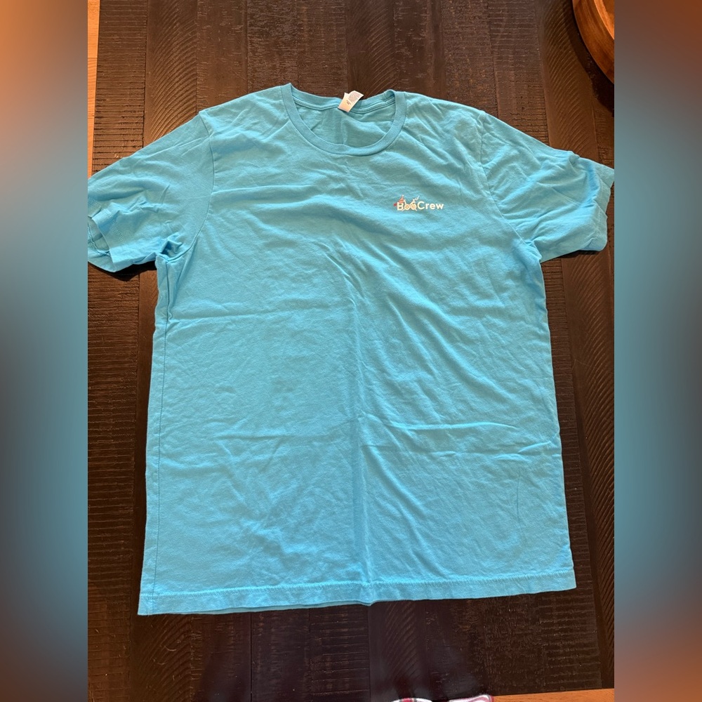 #BooCrew Birthday Shirt Blue - Mens XL Peloton/Cycling /Spinning /Cody Rigsby